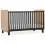 CuddleCo Rafi Cot Bed-Oak/White