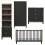 CuddleCo Rafi 4 Piece Room Set-Oak/White