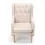 Babymore Lux Nursing Chair-Cream