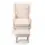 Babymore Lux Nursing Chair with Stool-Cream