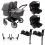 Bugaboo Donkey 5 Twin (Turtle Air) Travel System Bundle-Graphite/Grey Melange 