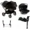 Bugaboo Donkey 5 Duo (Turtle Air) Travel System Bundle-Black/Midnight Black 