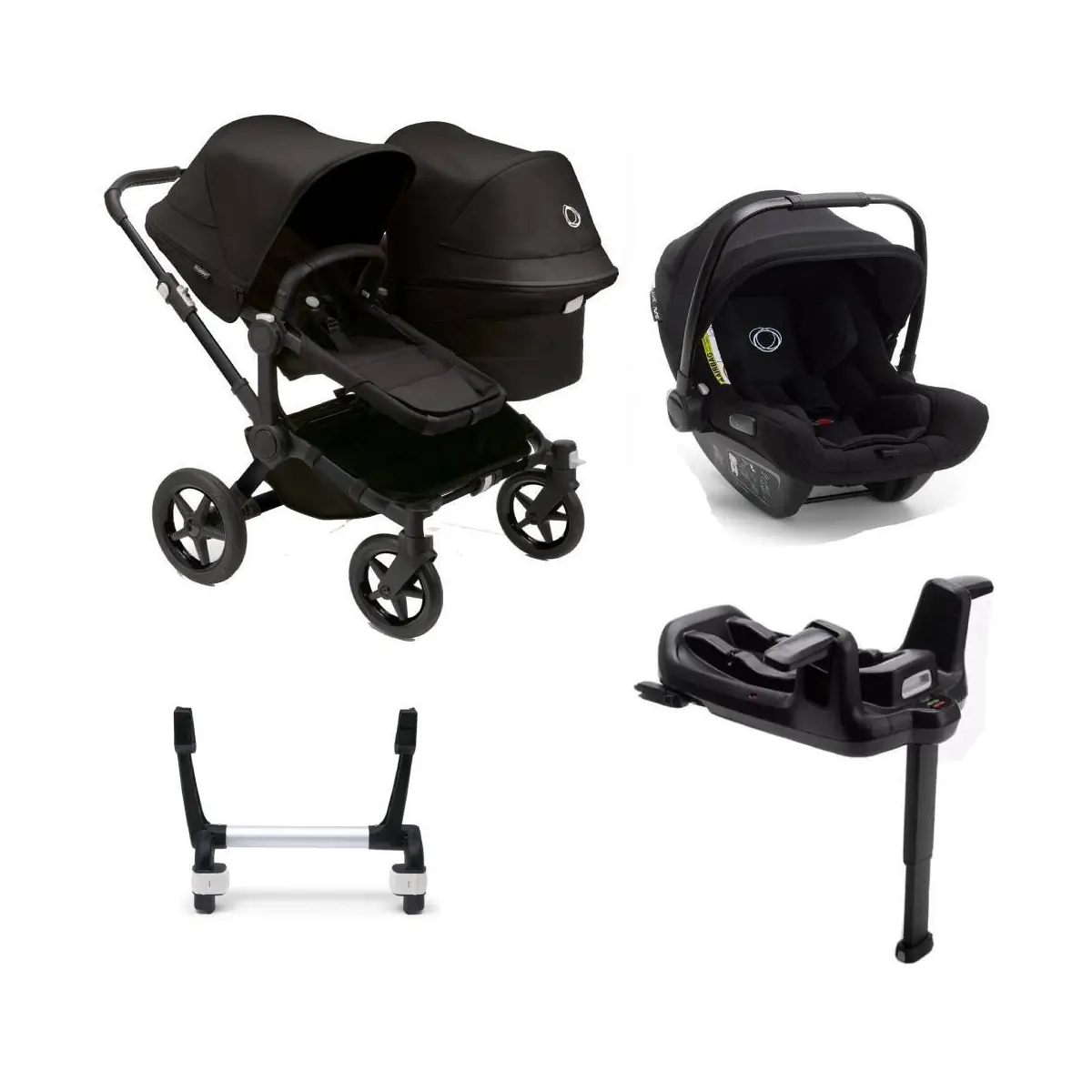 Bugaboo Donkey 5 Duo Turtle Air Travel System Bundle