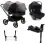 Bugaboo Donkey 5 Duo (Turtle Air) Travel System Bundle-Black/Midnight Black/Grey Melange 