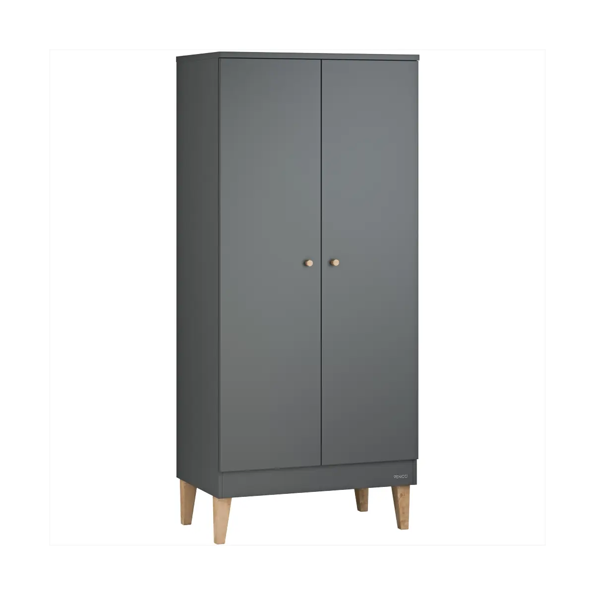 Venicci Saluzzo Wardrobe-Graphite