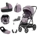 BabyStyle Oyster 3 Gun Metal Finish Edition 7 Piece Luxury Travel System - Lavender (Clearance)