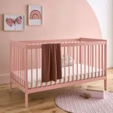 CuddleCo Nola Cot Bed - Soft Blush