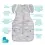 Love To Dream Polar Bear Swaddle Up Extra Warm Transition Bag-Grey