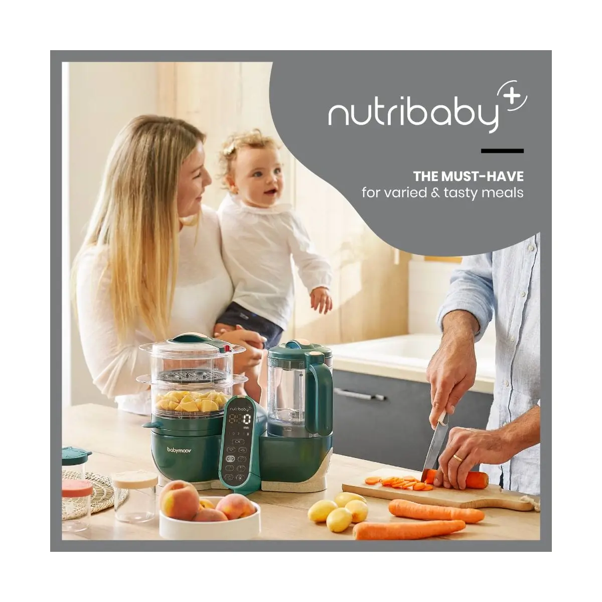 Nutribaby+ XL Baby Food Maker, Babymoov UK