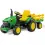 Peg Perego John Deere Ground Force Childrens Ride On Tractor With Trailer