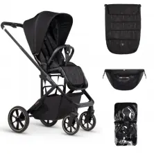 Venicci Empire 5 Piece Pushchair Bundle - Ultra Black/Gold