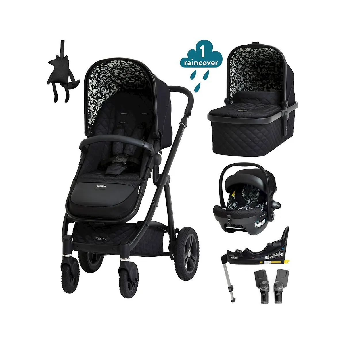 Cosatto Wow 2 Car Seat and i-Size Base Bundle