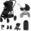 Cybex Gazelle S Silver Frame 6 Piece Bundle-Ocean Blue