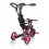 Plum and Play Globber Explorer Trike 4 in 1 With Headrest-Red