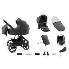 Babystyle Prestige with Vogue Chassis 13 Piece Bundle - Earth/Brown