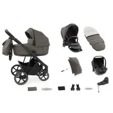 Babystyle Prestige with Vogue Chassis 13 Piece Bundle - Mountain/Brown