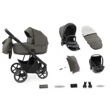 Babystyle Prestige with Vogue Chassis 12 Piece Bundle - Mountain/Brown