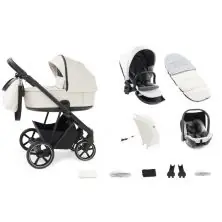 Babystyle Prestige with Vogue Chassis 12 Piece Bundle - Ivory/Black