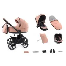 Babystyle Prestige with Vogue Chassis 12 Piece Bundle - Coral/Brown