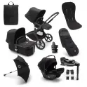 Bugaboo Fox 5 (Turtle Air) Ultimate Pushchair Bundle - Black/Midnight Black