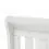 Babymore Eva Sleigh Cot Bed DROPSIDE with Drawer-White