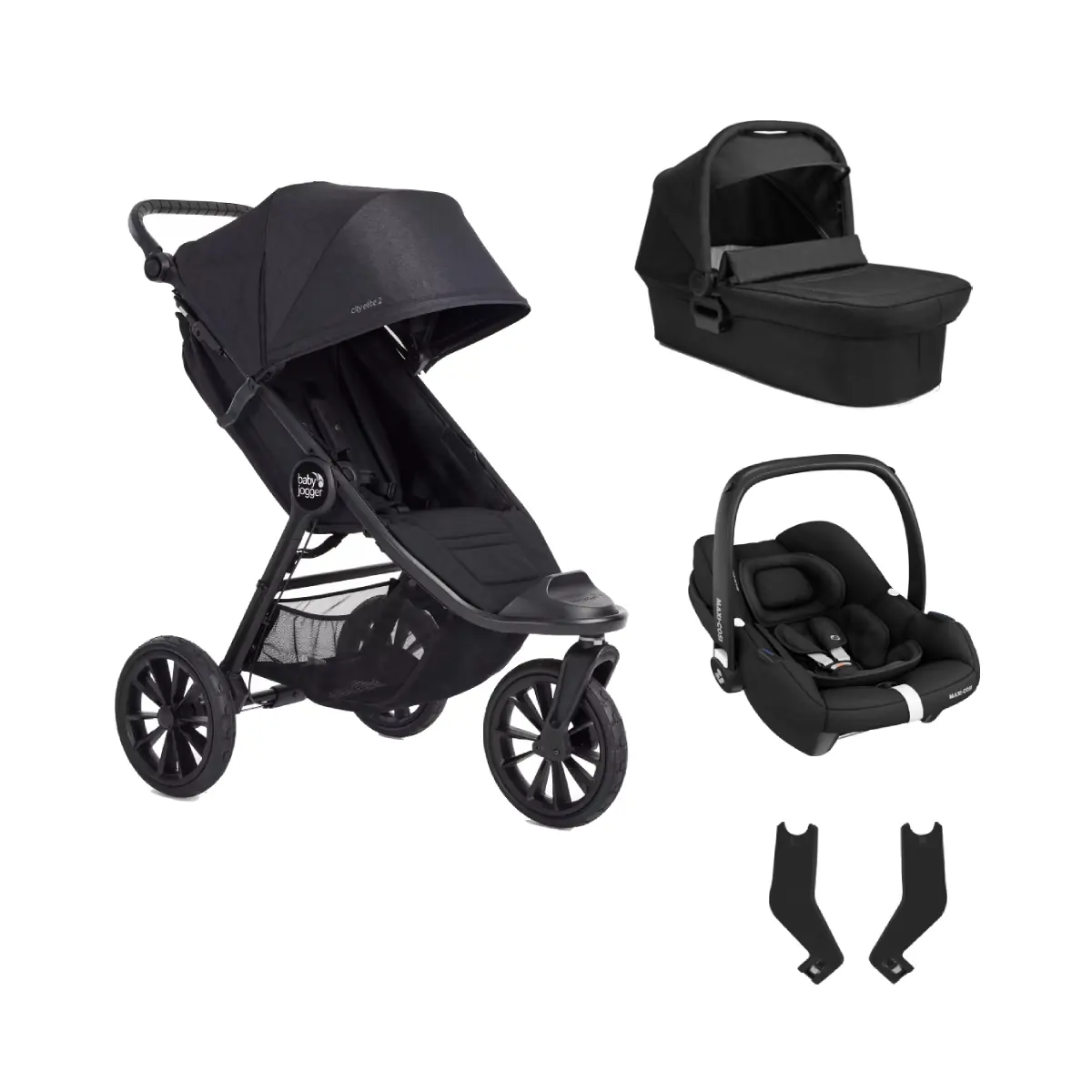 Baby Jogger City Elite 2 3in1 Travel System Opulent Black