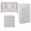 Babymore Mona 3 Piece Roomset-White