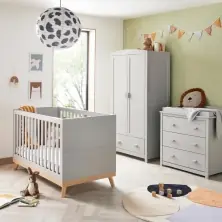 Babymore Mona 3 Piece Universal Roomset - Grey