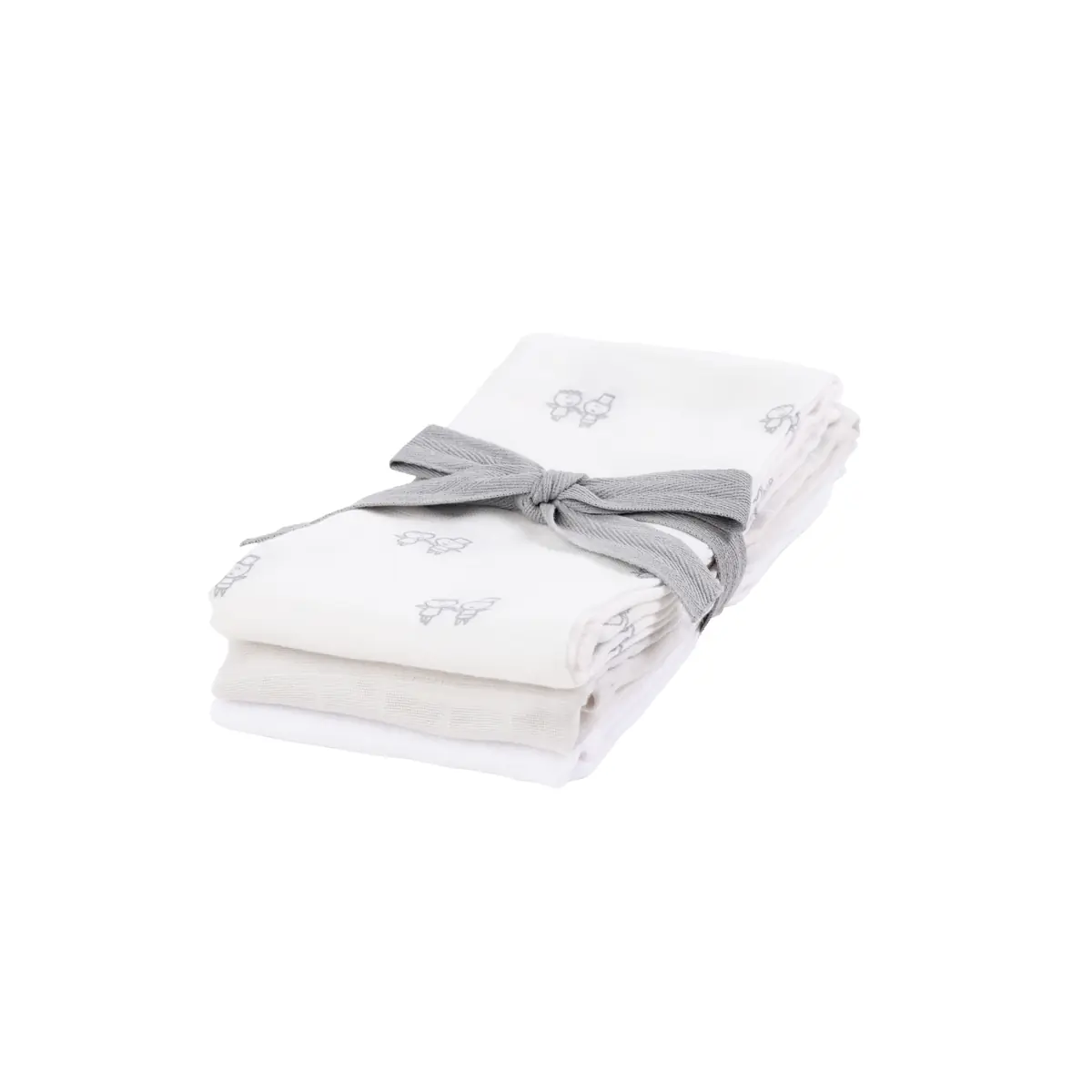 Kiki Sebby Pack of 3 100% Cotton Muslin Squares – Kiki Sebby Logo