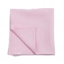 Kiki & Sebby 100% Cotton Muslin Blanket - Pink