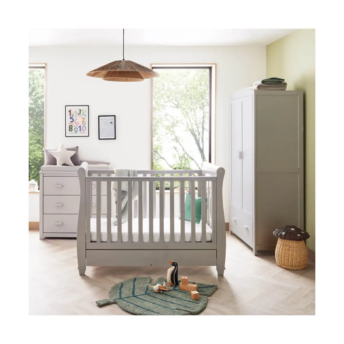 Babymore Eva Sleigh 3 Piece Roomset