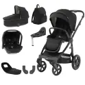 BabyStyle Oyster 3 Gloss Black Chassis Edition Luxury 7 Piece Bundle - Pixel/Black