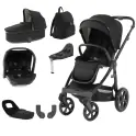 BabyStyle Oyster 3 Gloss Black Chassis Edition Luxury 7 Piece Bundle - Pixel + FREE Oyster Organiser!