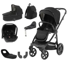 BabyStyle Oyster 3 Gloss Black Chassis Edition Luxury 7 Piece Bundle - Pixel (New)