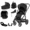 BabyStyle Oyster 3 Gloss Black Chassis Edition 7 Piece Luxury Travel System - Pixel**