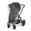 Ickle Bubba Stomp Luxe Black Frame Travel System with Galaxy Carseat & Isofix Base - Black/Midnight/Tan !