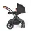 Ickle Bubba Stomp Luxe Black Frame Travel System with Galaxy Carseat & Isofix Base - Black/Midnight/Tan !