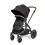 Ickle Bubba Stomp Luxe Black Frame Travel System with Galaxy Carseat & Isofix Base - Black/Midnight/Tan !