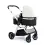 Babymore Mimi 2 in 1 Pram System Bundle - Silver