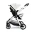 Babymore Mimi 2 in 1 Pram System Bundle - Silver