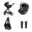 Babymore Mimi 3 in 1 Travel System Bundle with Pecan i-Size Carseat - Black