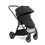 Babymore Mimi 3 in 1 Travel System Bundle with Pecan i-Size Carseat and ISOFIX Base - Black