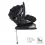 Babymore Pecan i-Size Carseat with ISOFIX Base - Black