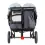 Out n About Nipper Double V5 Stroller- Rock Salt Grey