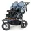 Out n About Nipper Double V5 Stroller- Rock Salt Grey