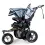 Out n About Nipper Double V5 Stroller- Rock Salt Grey