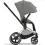 Cybex Priam Pushchair - Chrome Black/Leaf Green