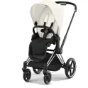 Cybex Priam Pushchair - Chrome Black/Off White