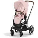 Cybex Priam Pushchair - Chrome Brown/Peach Pink