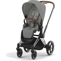 Cybex Priam Pushchair - Chrome Brown/Mirage Grey